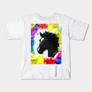 Horse Lovers Galloping Horse Kids T-Shirt